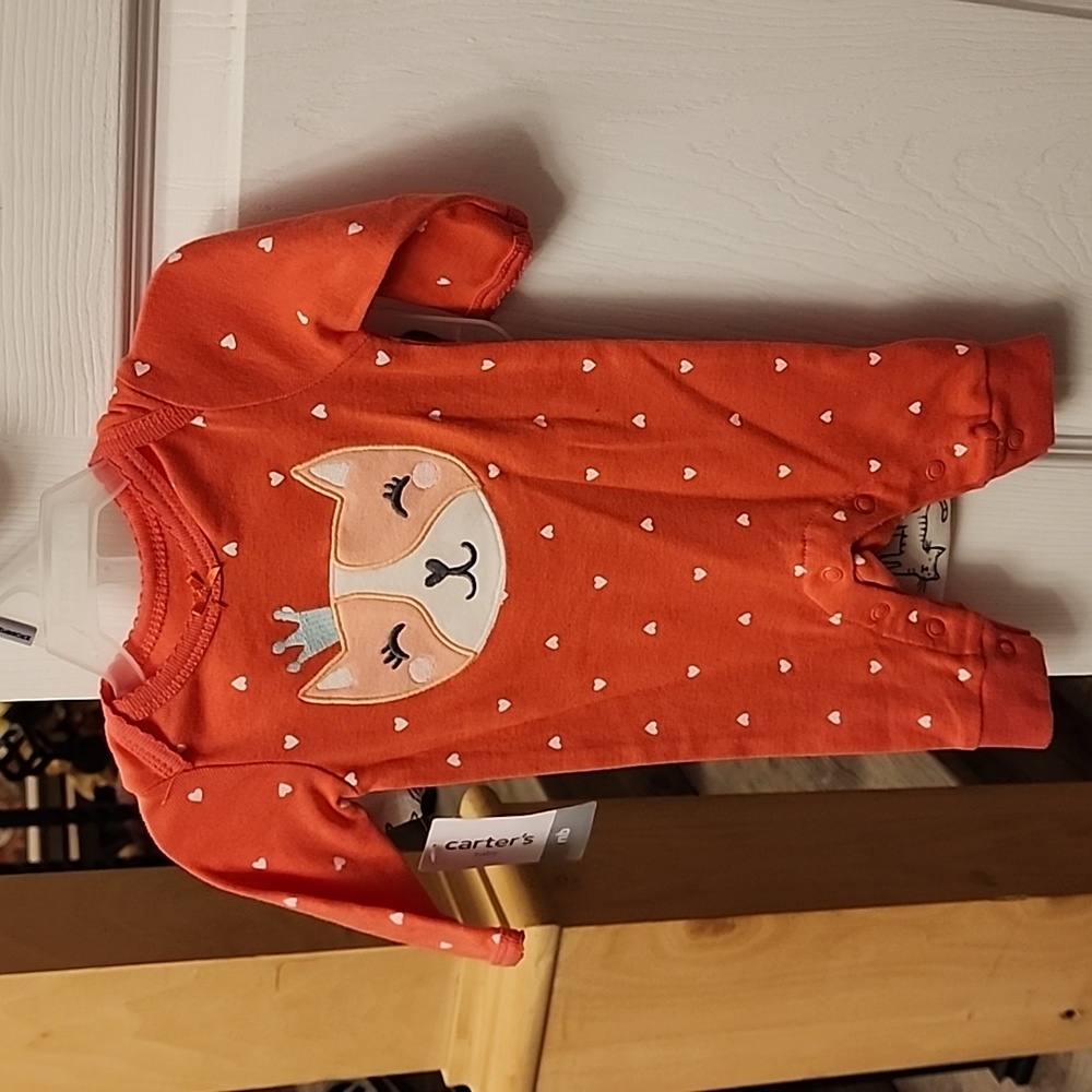 Carters new born girl 3 piece set